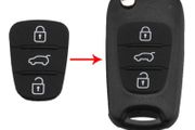 Hyundai 3 button pad for key fob with broken buttons