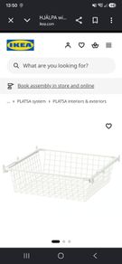 ikea wire basket with pull out rail