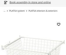 ikea wire basket with pull out rail