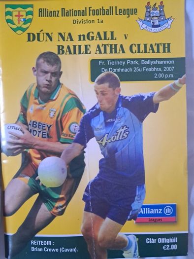 10 X GAA NFL Programmes