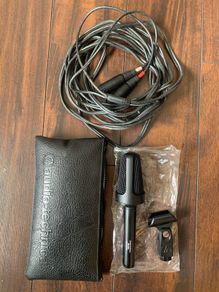 Audio Technica BP4025 professional field recording microphone X/Y stereo with XLR cable and accessories