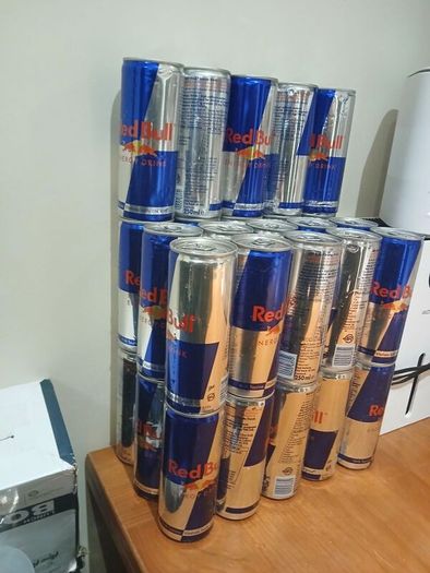 35 cans of Red Bull
