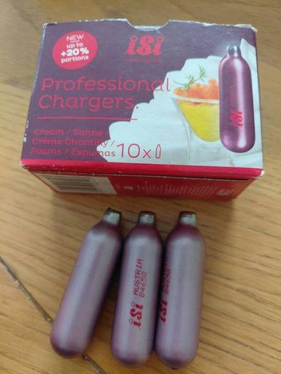 Whipped cream cartidges box of 10