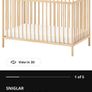 Ikea Sniglar Baby Cot With Baby Elegance Mattress Image 4