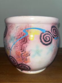 vintage Letterkenny Pottery planter