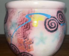 vintage Letterkenny Pottery planter