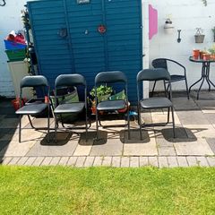 Folding chairs x 4