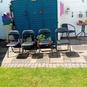 Folding chairs x 4