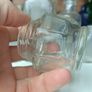 478 - Set of 6 Vintage Clear Glass Cork Screw Top Collectible Decorative Bottles Image 2