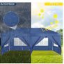 3 x 6 Waterproof Pop-Up Gazebo, Marquee Garden Tent, UV-Resistant, Rain and Sun Protection, Removable Side Walls, 6 Side Panels include 2 Zips Image 4