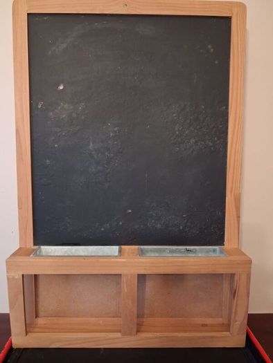 Dartboard and Chalkboard