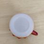 Fire King Kimberly Orange Dimple Vintage Mug Coffee Cup 1970's Prop  Anchor Hocking Image 3