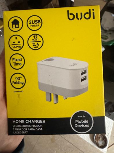 Mobile charger plug with timer