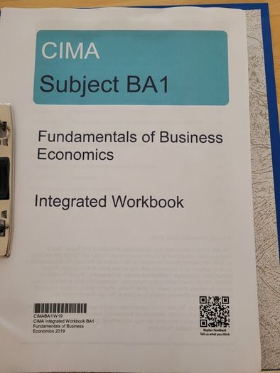 CIMA Certificate in Business Accounting textbooks