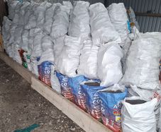 Bags of turf