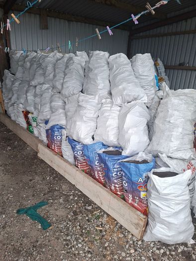 Bags of turf