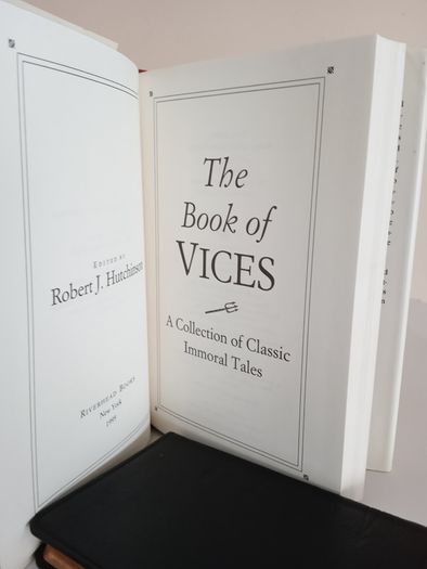 The Book of Voices: A Collection of Classic Immoral Tales Edited by Robert J. Hutchinson (RB336)