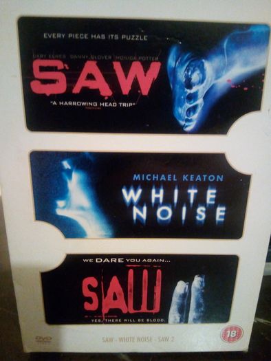 Horror Movie Dvd Boxset Saw Saw 2 White Noise For Sale In Crumlin 