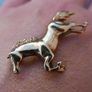 Vintage 375 Gold 9ct Yellow Gold Horse Brooch Image 4