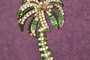 1970's Palm Tree Brooch