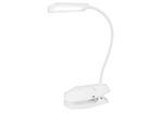 New Stylish Modern White LED Rechargeable Night Desk Clip Light Lamp EU UK #965