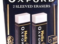 main image for ad Oxford Twin Pack of Erasers, Oxford Blue, Large