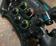 Sim Rig, Moza R21, GS Wheel, CRP pedals, Aluminium Rig.