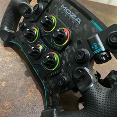 Sim Rig, Moza R21, GS Wheel, CRP pedals, Aluminium Rig.