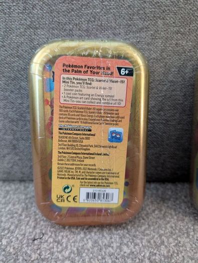 151 Mini Tin Display - Will Sell Separately