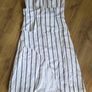 C/Meo Collective white and navy striped corset style dress Image 2