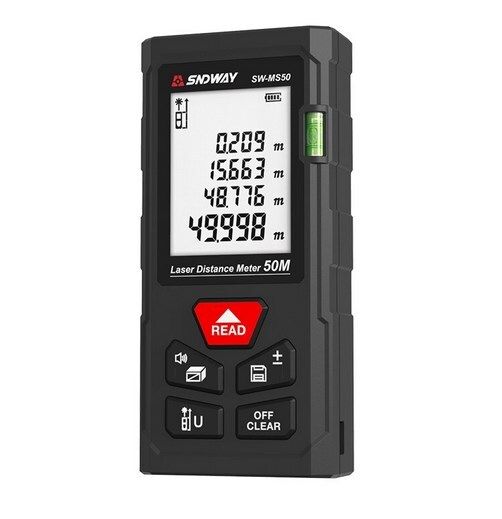 Laser Distance Meter, 50M  Rangefinder, Laser Tape