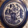 Bells Blue Willow Saucer + Side Plate Image 2
