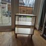 Small wooden colour side table/storage Image 5