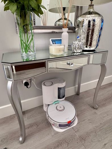 Glamour glass console table