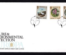 1986 Guernsey Europa (C.E.P.T.) Protection of the Environment Commemorative Stamps Guernsey Post First Day Cover (FDC)