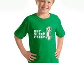 Eat Sleep Creep Minecraft Kids T-Shirt tee top shirt