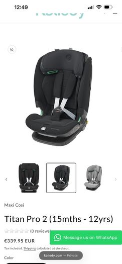Maxi cosi g cell child's car seat