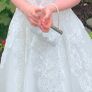 Ivory communion dress Image 4