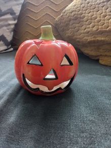 Halloween Pumpkin Tealight Holder