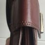 Vintage Tula Dark Brown Leather Crossbody Bag Image 6
