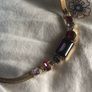 gold colored necklace Image 2