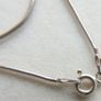 Vintage Sterling Silver Shamrock Pendant (L18" - 4,79g) Image 7