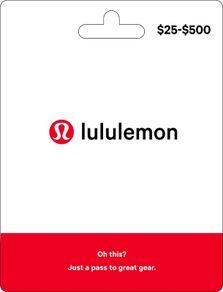 Lululemon Gift Voucher 100