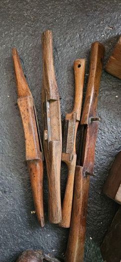 Lot of wooden tools