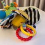 Lamaze Vibrating Crinkle Bee Bug Flower Pull Toy Pram Car Carrier Image 2