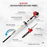 BU-KO 52cc Long Reach Petrol Hedge Trimmer and Pruner Saw with 75cm Extension Pole, Ultimate Garden Tool for Precision Cutting, Trim Hedges and Prune with Ease Image 2
