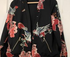 Vero Moda Floral Edge-to-Edge Jacket - Size S