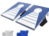 Cornhole Toss Game Set  3x2 ft Portable All-Weather Bean Bag Board with 8 Bean Bags