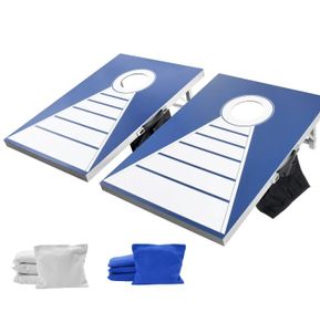 Cornhole Toss Game Set  3x2 ft Portable All-Weather Bean Bag Board with 8 Bean Bags