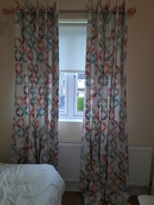 Polycotton curtains